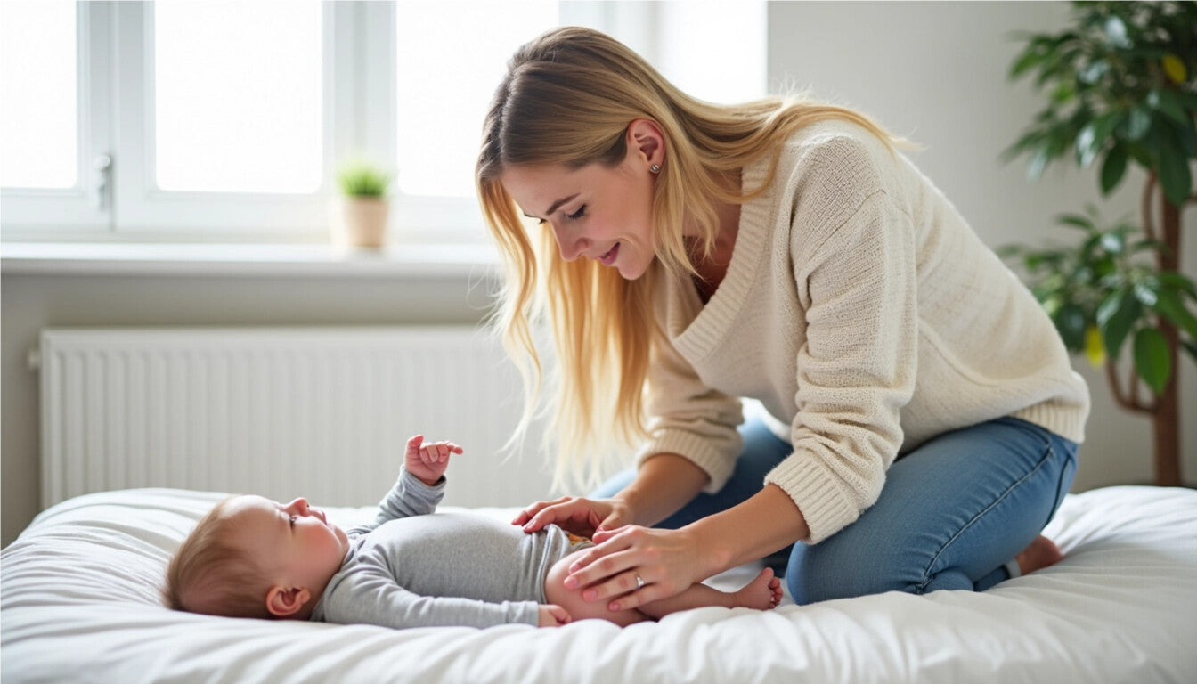 Natural remedies for baby with stuffy nose including saline drops, humidifier and gentle aromatherapy